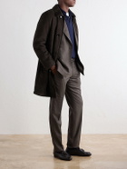 Brioni - Paneled Shearling Coat - Brown