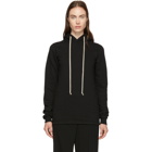 Rick Owens Drkshdw Black Pullover Hoodie