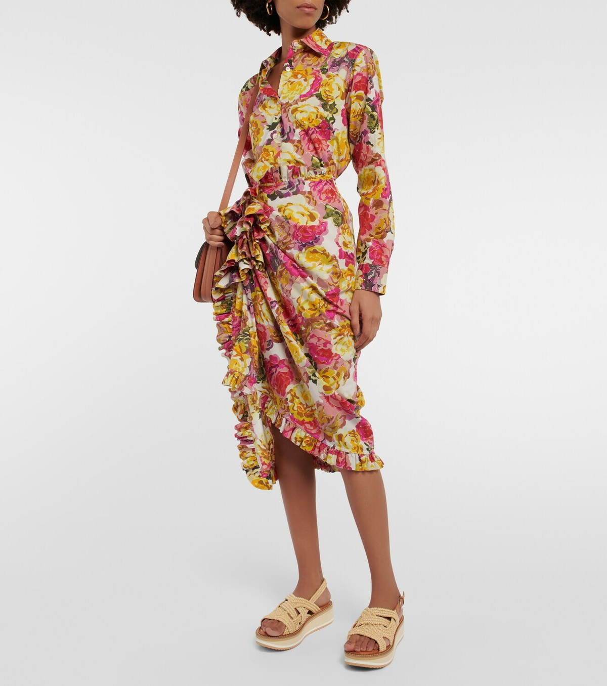 Clergerie - Frieda raffia platform sandals