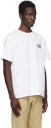 Maison Kitsuné White Handwriting T-Shirt