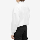 Alexander McQueen Men's Harness Drop Shoulder Shirt in Optical White