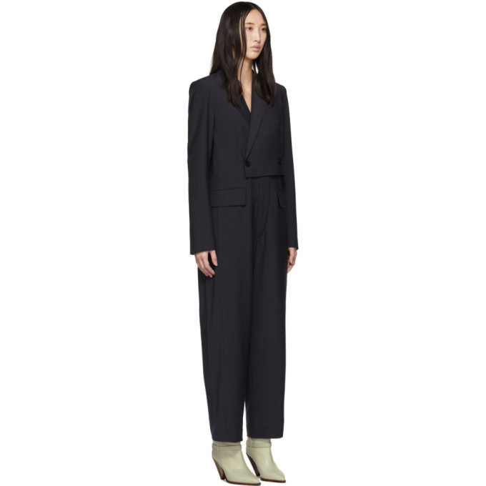 Tibi Navy Blazer Jumpsuit Tibi