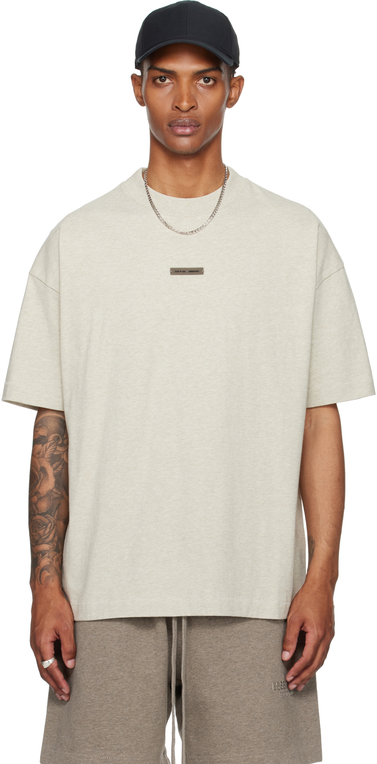 FEAR OF GOD ESSENTIALS - Logo-Appliquéd Cotton-Jersey Mock