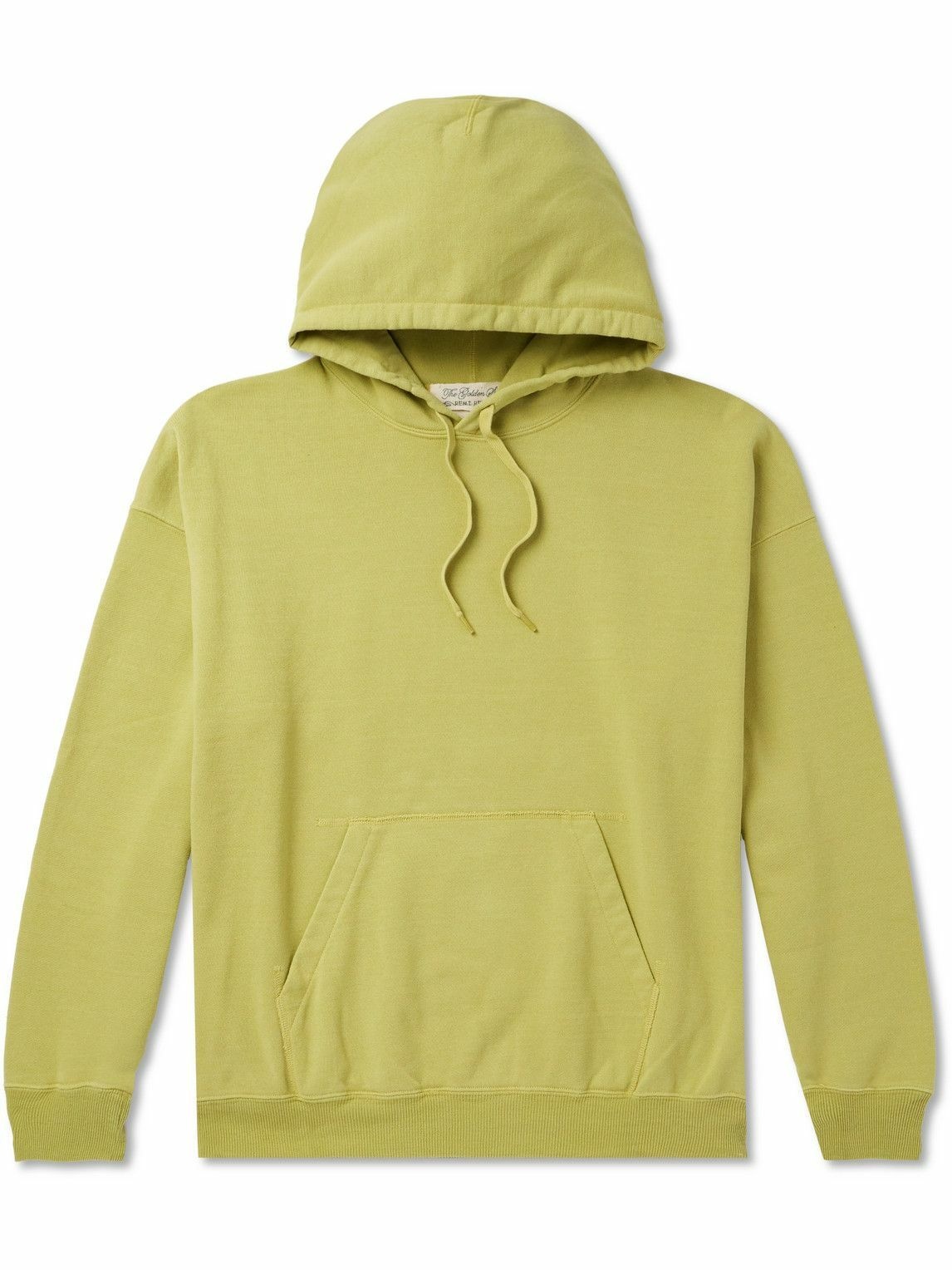 Photo: Remi Relief - Back Cotton-Blend Jersey Hoodie - Green