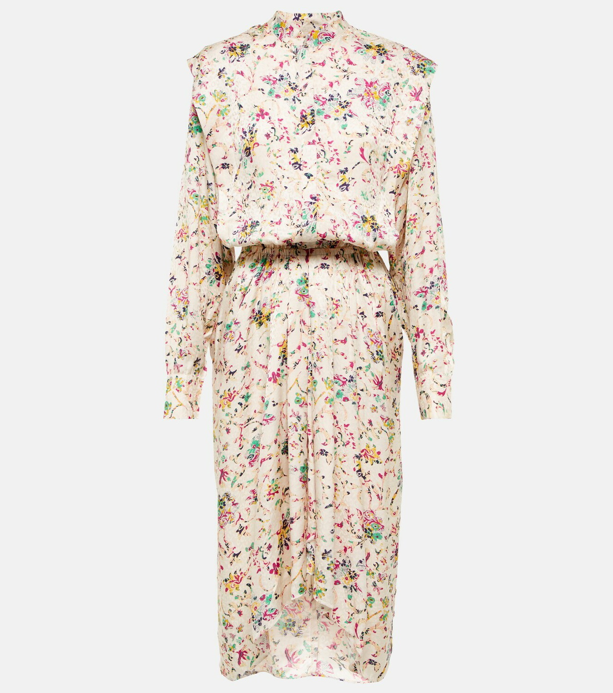 【送料&関税込】Marant Atoile Florise Dress MARANT ÉTOILE Ruffled floral-print cotton mini dress | THE