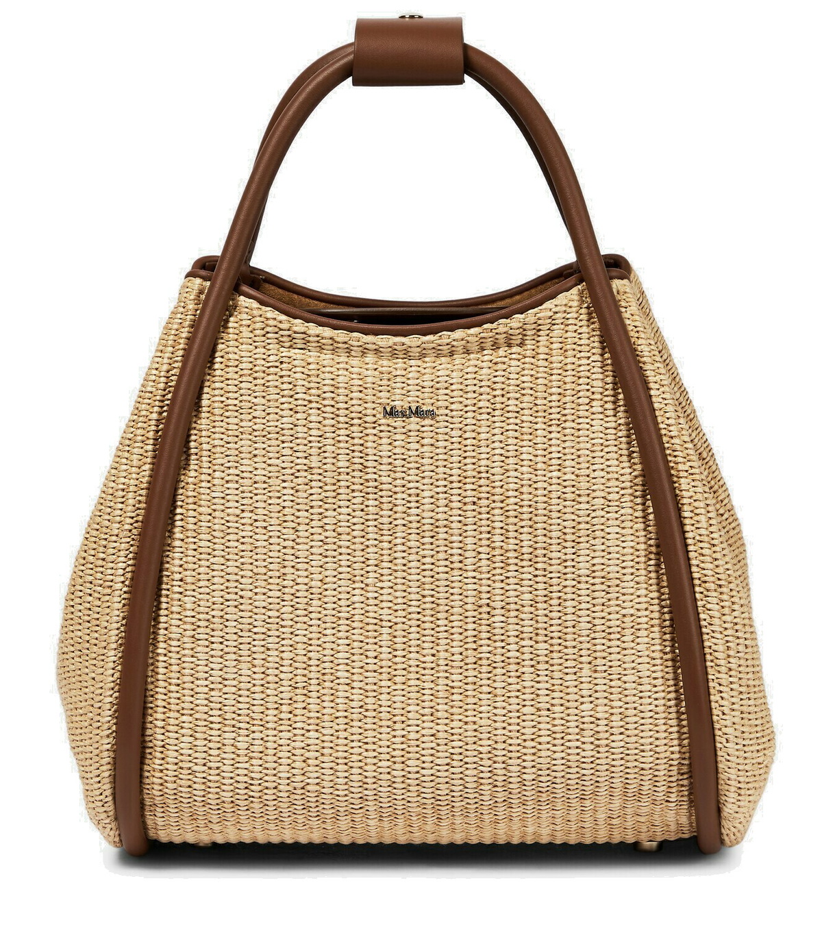 国内未入荷 ☆ Max Mara M Summer Marin raffia effect tote bag Max Mara Marine Medium raffia-effect tote bag Max Mara