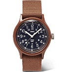 Timex - YMC Resin and Nylon-Webbing Watch - Black