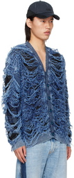 Diesel Black & Blue K-Boboli Cardigan