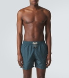 Rubinacci Satin swim trunks