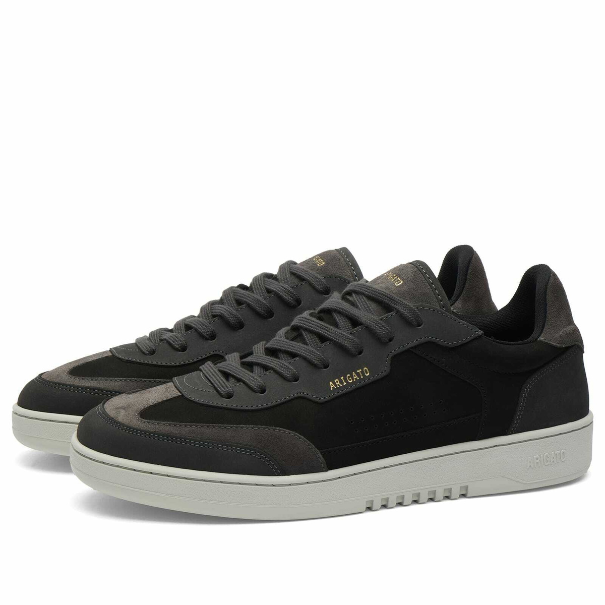 Axel Arigato Men's Dice T-Toe Sneaker in Black/Dark Grey
