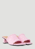 GANNI Smock Kitten Heel Mules