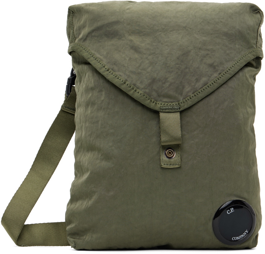C.P. Company Khaki Nylon B Messenger Bag C.P. Company