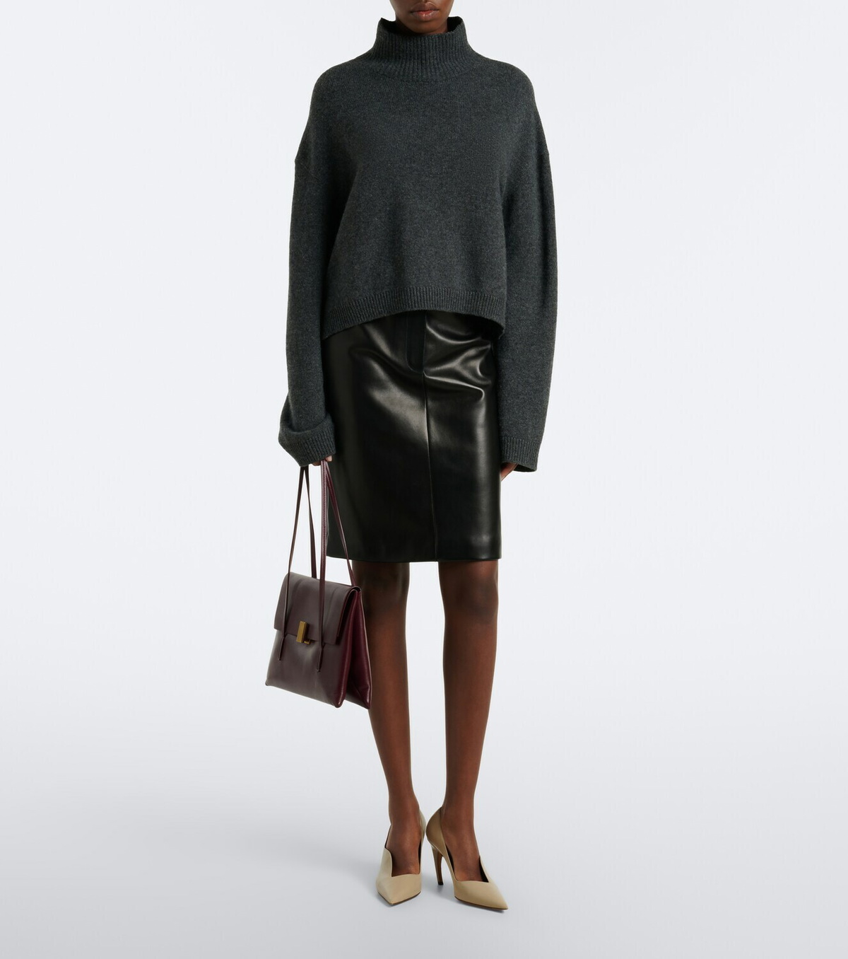 Khaite Soft Blake Medium leather shoulder bag