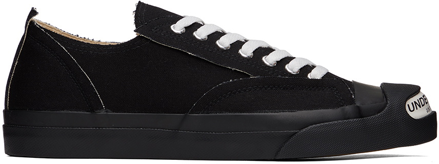 UNDERCOVER Black Raw Edge Sneakers