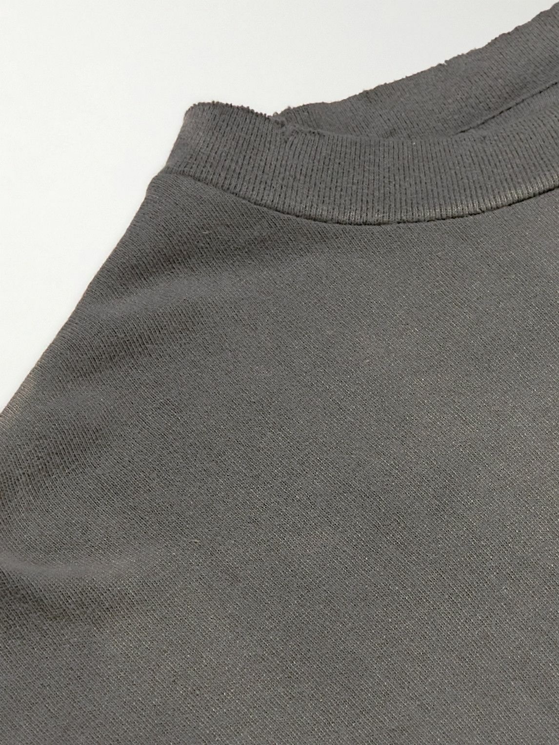 SAINT Mxxxxxx - Vlone Printed Cotton-Jersey T-Shirt - Gray