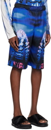 YAKU Blue 300AD Kojo Shorts