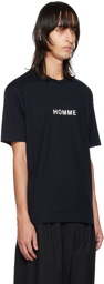 Comme des Garçons Homme Black 'Homme' T-Shirt