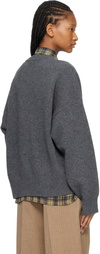 Róhe Gray Classic Crewneck Sweater