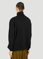Roll Neck Sweater in Black