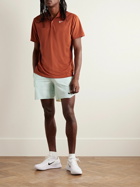 Nike Tennis - NikeCourt Logo-Embroidered Dri-FIT Tennis Polo Shirt - Brown