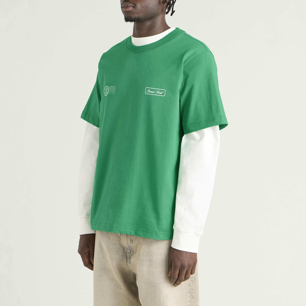 END. x Bram's Fruit Men's Tour T-Shirt in Green