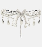 Area Crystal Deco embellished belt