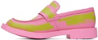 CamperLab Pink & Green MIL 1978 Loafers