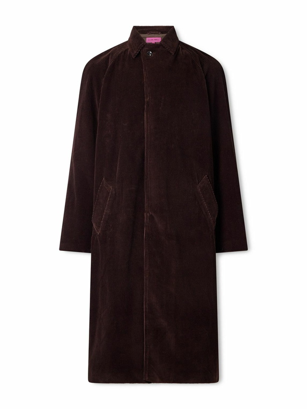 Photo: The Elder Statesman - Cotton-Corduroy Coat - Brown
