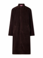 The Elder Statesman - Cotton-Corduroy Coat - Brown