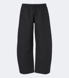 Khaite Clover wool barrel-leg pants