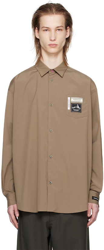 Photo: UNDERCOVER Taupe Patch Shirt