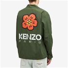 Kenzo Men's Boke Flower Coach Jacket in Olive