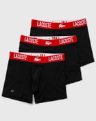 Lacoste Pack De 3 Boxers Courts Black Boxers & Briefs