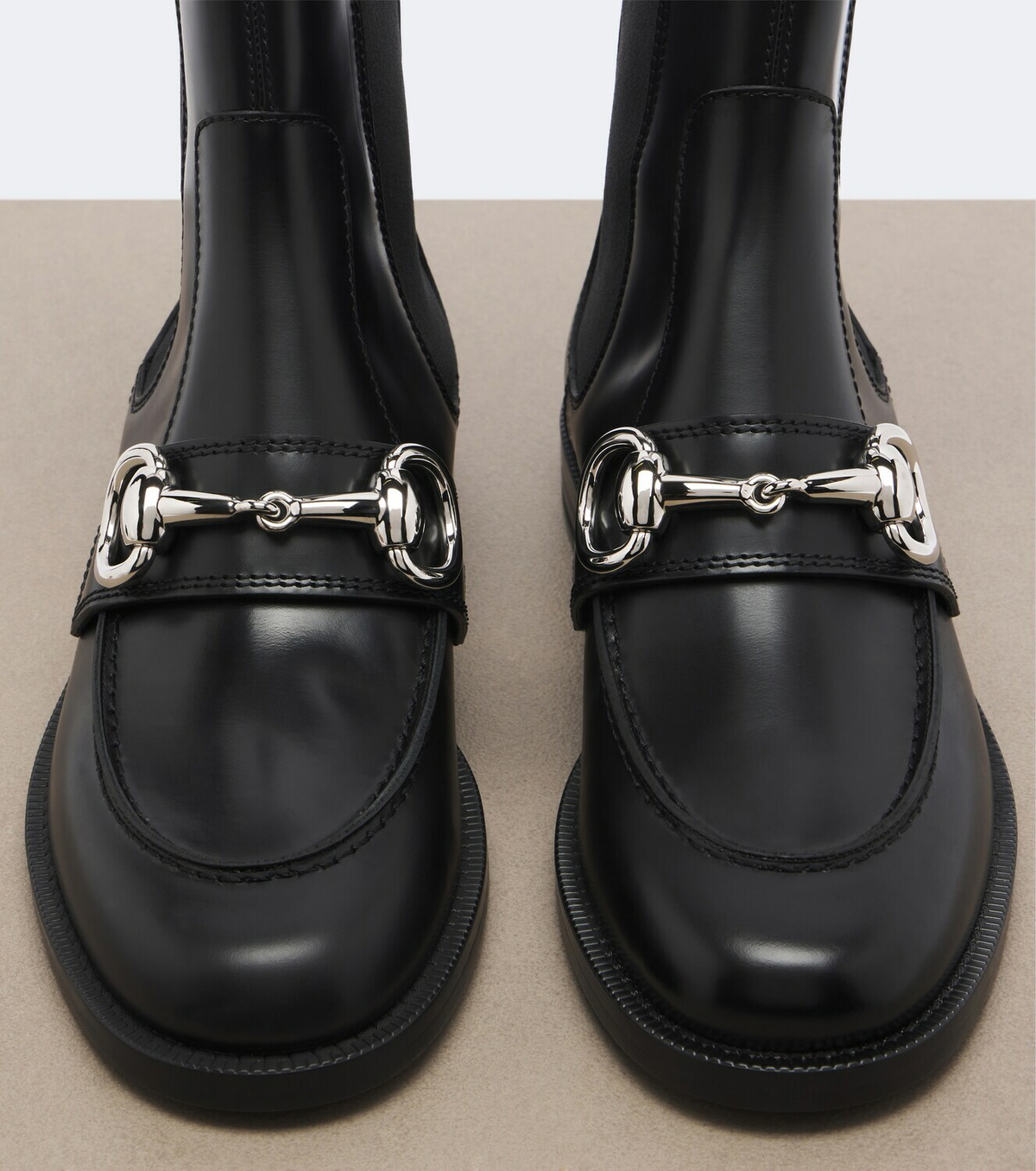 Gucci Boulevard Horsebit leather Chelsea boots