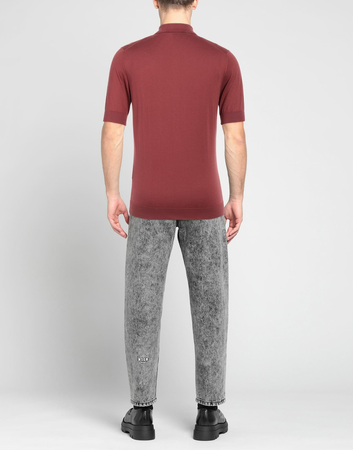 Lardini Mens Sweater Brick