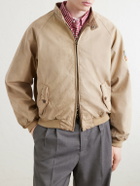 Cherry Los Angeles - Logo-Embroidered Cotton-Twill Bomber Jacket - Brown
