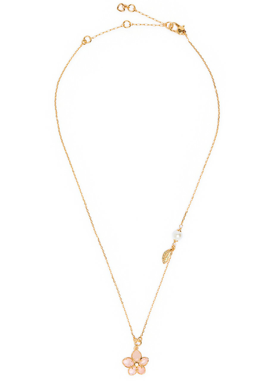Kate Spade New York Pastel Petals Pendant Necklace - Pink - One Size