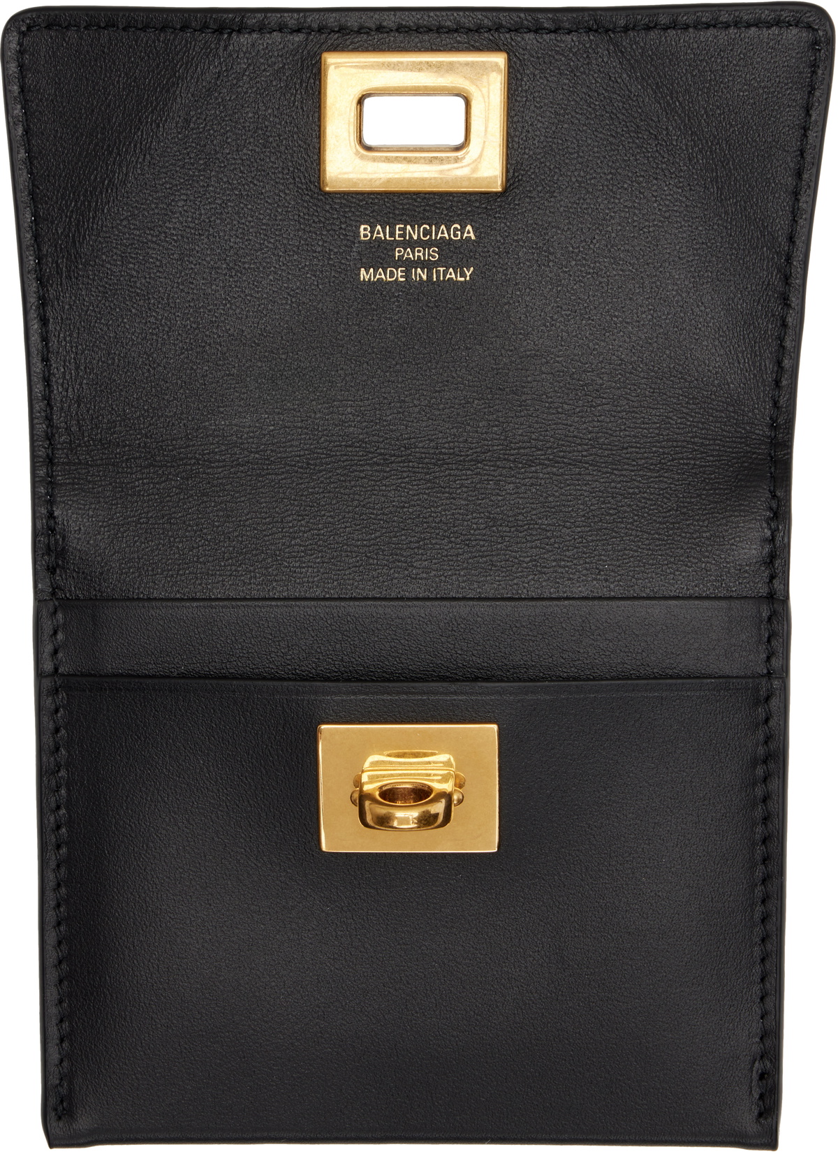 Balenciaga Black Rodeo Card Holder