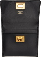 Balenciaga Black Rodeo Card Holder