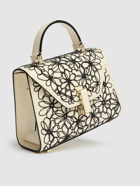 VALEXTRA Micro Iside Embroidered Top Handle Bag