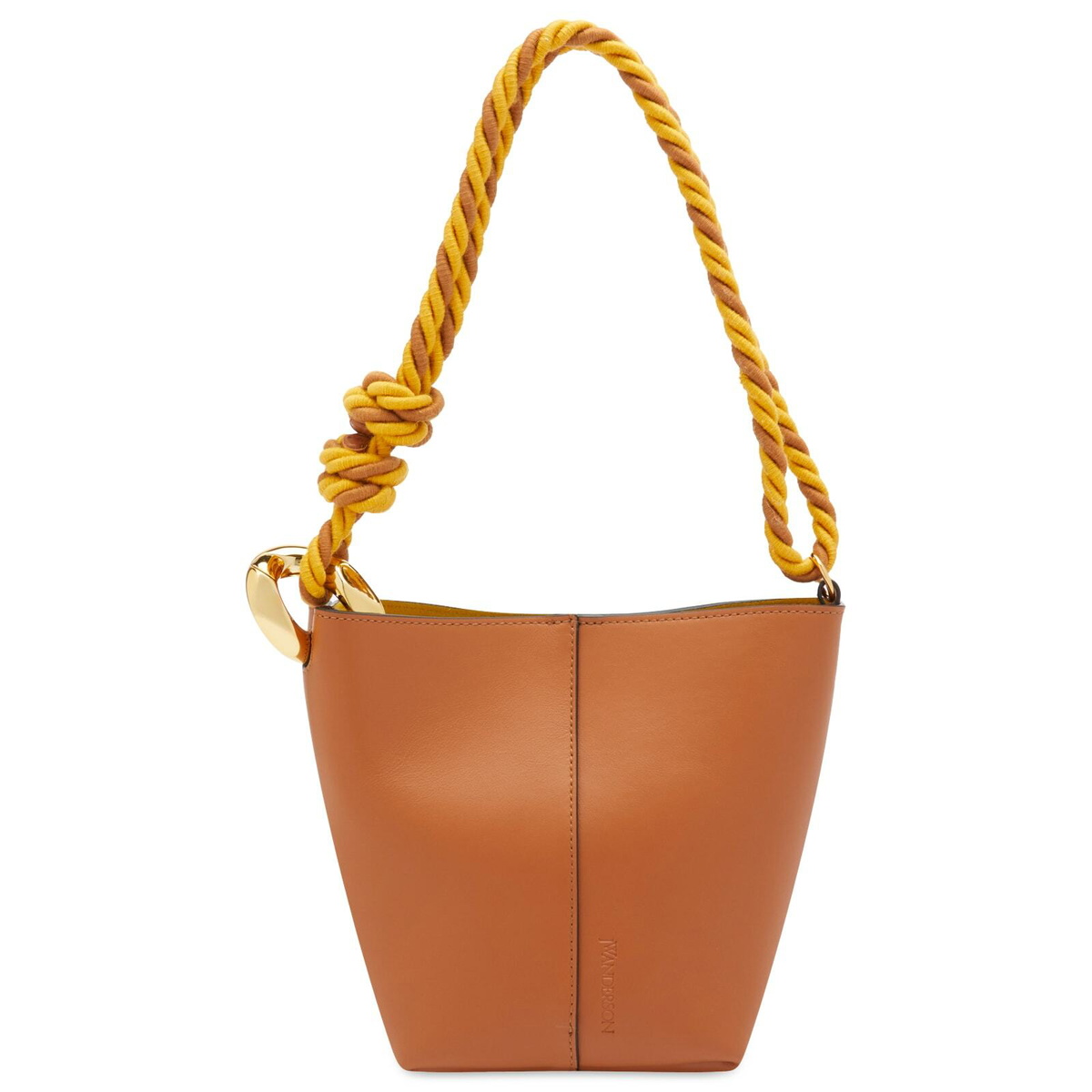 JW Anderson Women's The Corner Small Bucket in Pecan JW Anderson