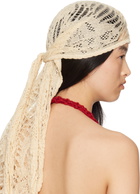 Isa Boulder Beige Tattoolace Headscarf