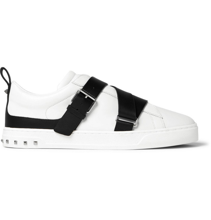 Photo: Valentino - Valentino Garavani Leather Sneakers - Men - White