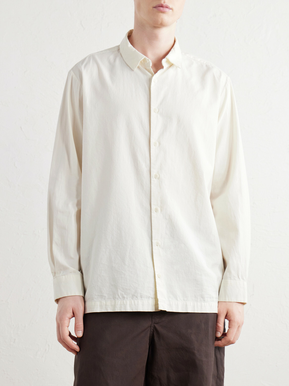 Casey Casey - Cooper Cotton-Twill Shirt - White
