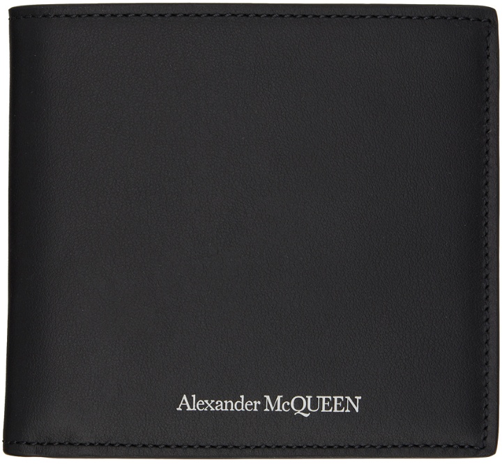 Photo: Alexander McQueen Black Stamped Wallet