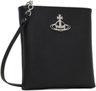 Vivienne Westwood Black Squire Square Crossbody Bag