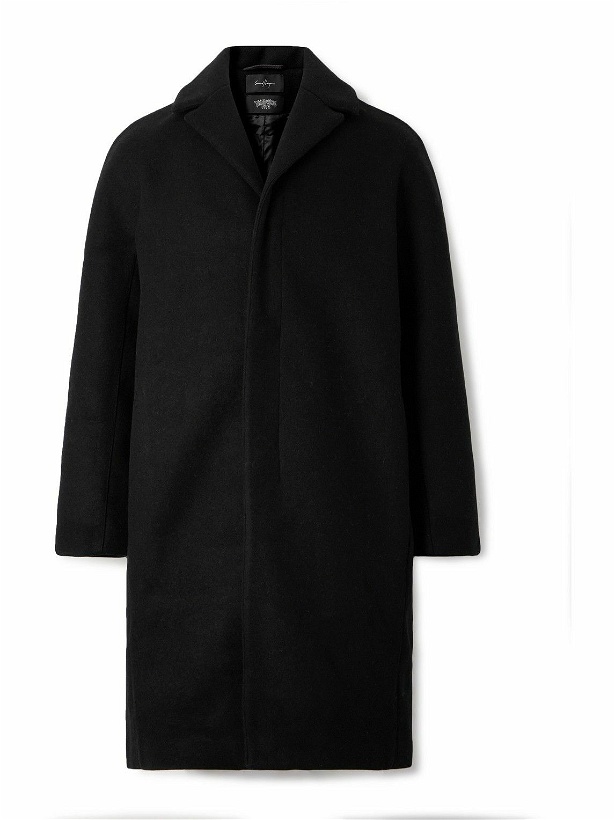 Photo: SECOND / LAYER - Throwing Fits Wool-Blend Coat - Black