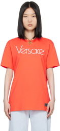 Versace Orange 1978 Re-Edition Logo T-Shirt