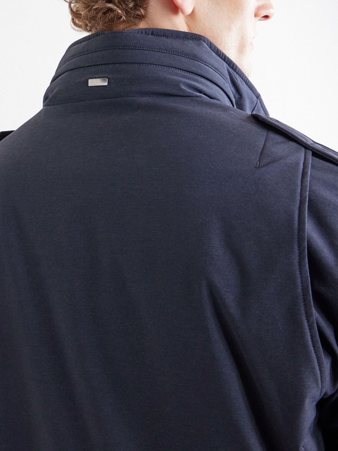 Herno - Four Pockets Woven Jacket - Blue