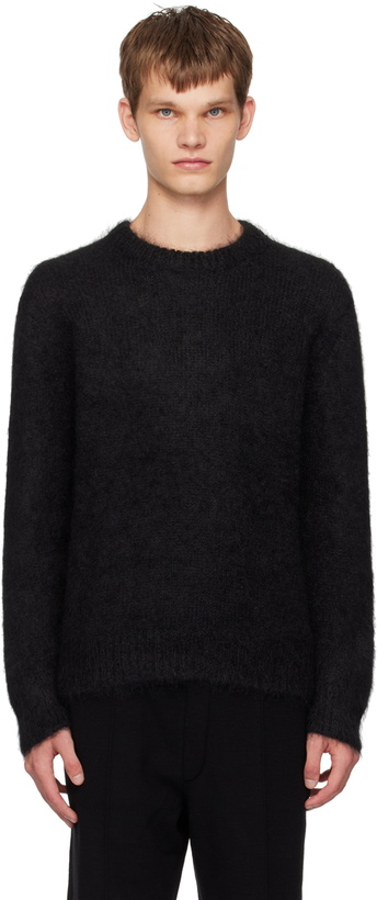 Photo: Solid Homme Black Crewneck Sweater
